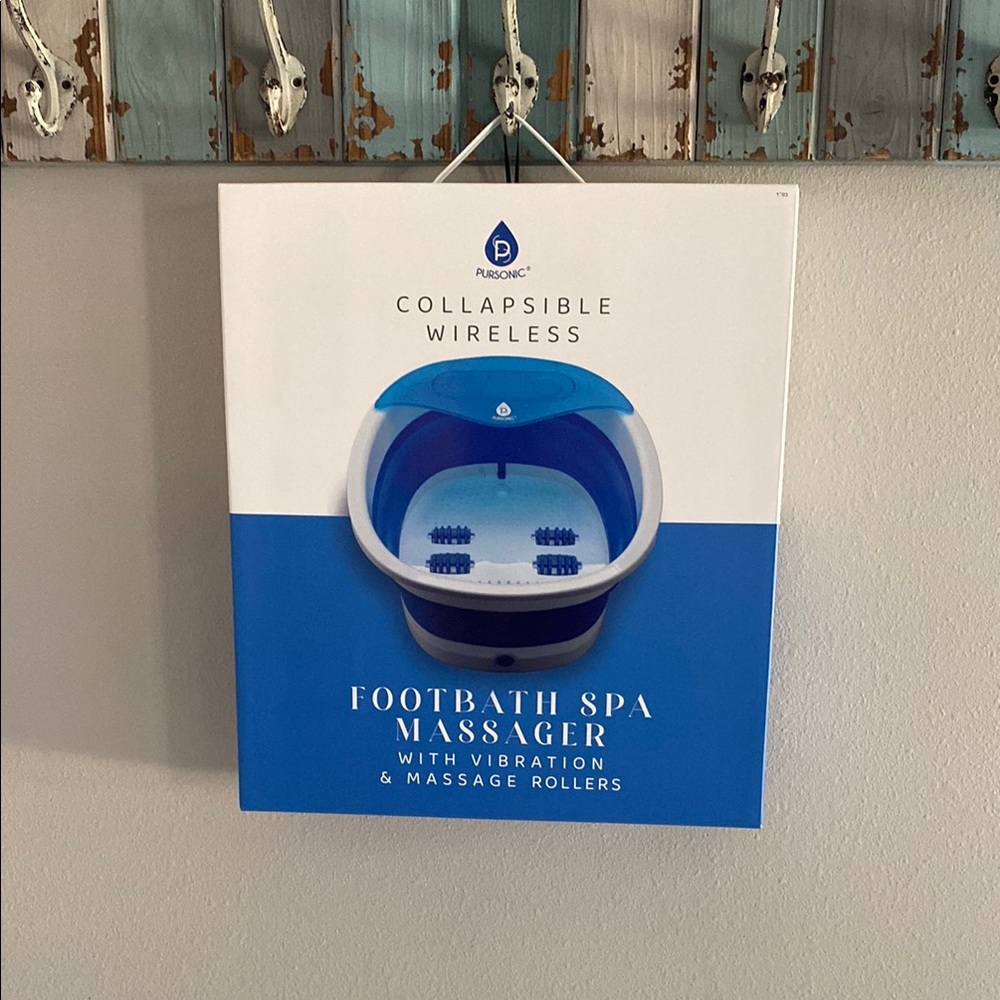 Blue Footbath Spa Massager